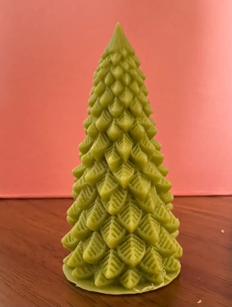 Vela Abeto (Blanco, Dorado)